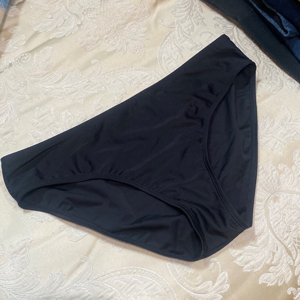 NWOT black bathing suit bottom
